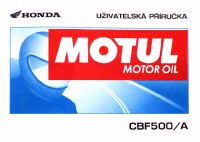 honda CBF500 - Uzivatelska prirucka CZ 2004-1